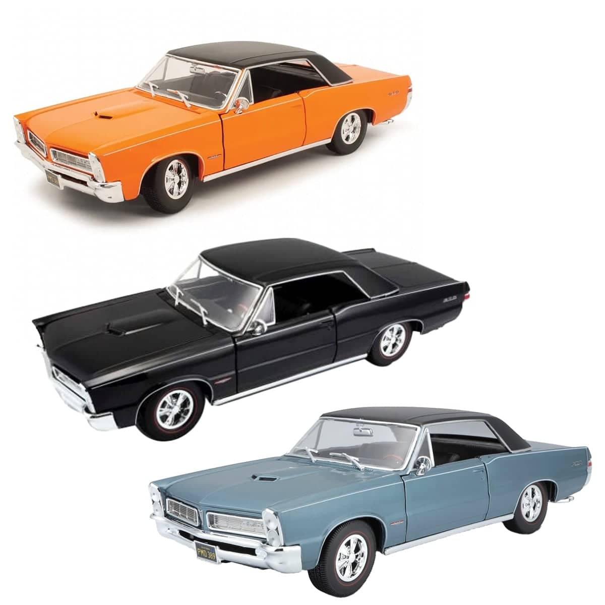 مايستو سيارة بونتياك GTO 1965 مقياس 1:18 ديكاست أولاد، 3-4 سنوات