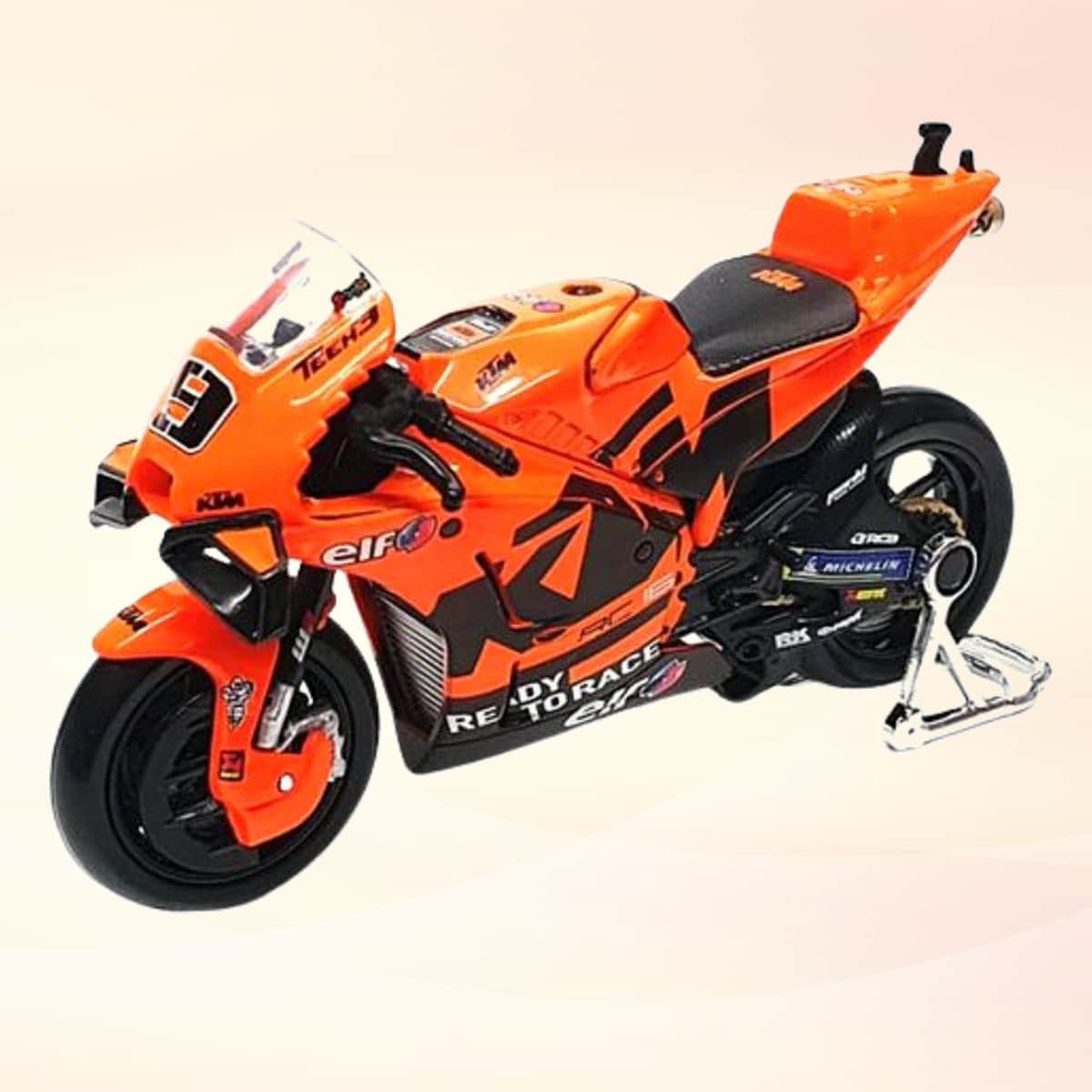 مايستو دراجة نارية KTM RC16 تيك 3 2021 بمقياس 1:18 مصبوبة معدنية للأولاد، 3-4 سنوات