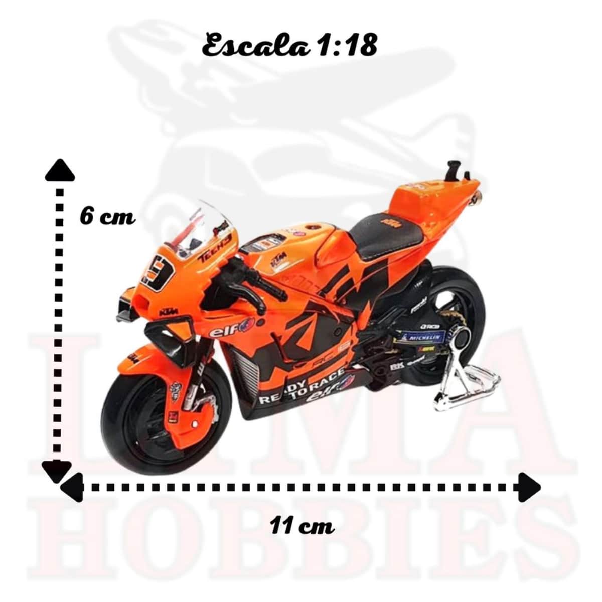 مايستو دراجة نارية KTM RC16 تيك 3 2021 بمقياس 1:18 مصبوبة معدنية للأولاد، 3-4 سنوات