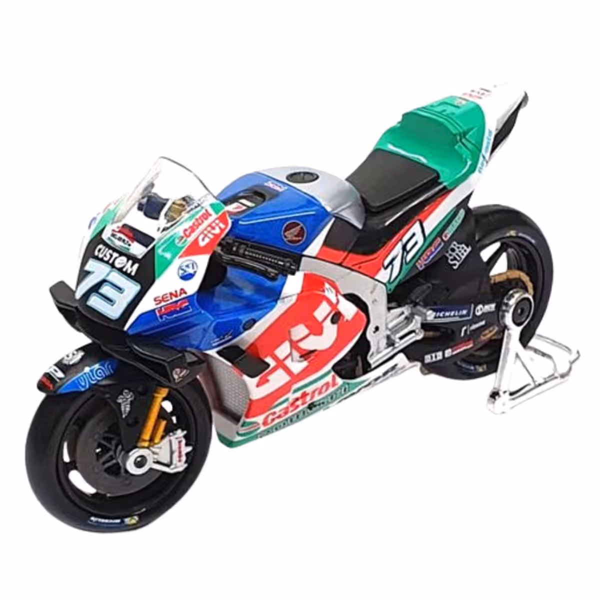 Maisto 1:18 Scale 2021 LCR Honda RC213V Diecast Motorcycle Boys, 3-4 Years