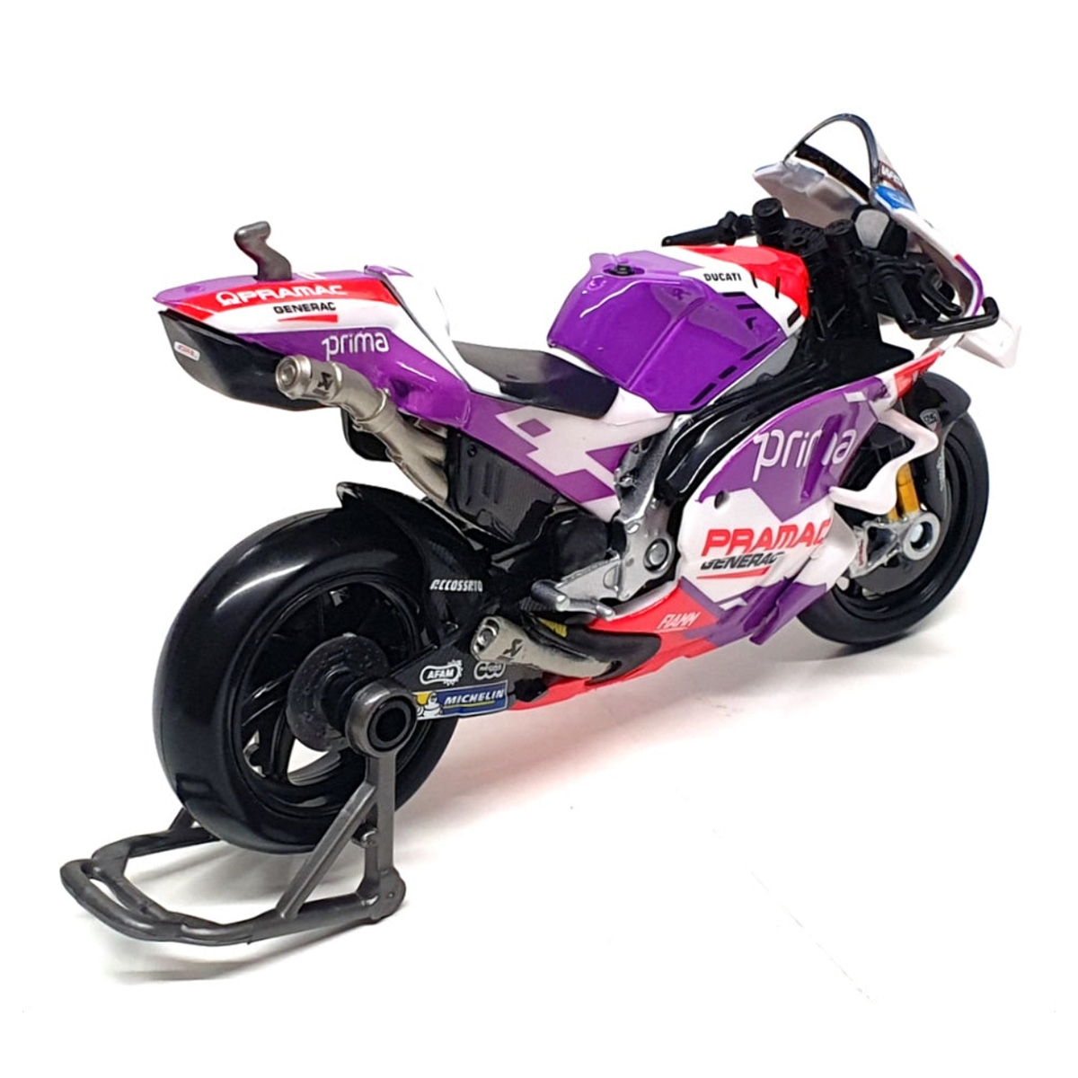 مايستو دراجة نارية دوكاتي براماك ريسينغ بمقياس 1:18 معدنية، للأولاد، من عمر 3 إلى 4 سنوات