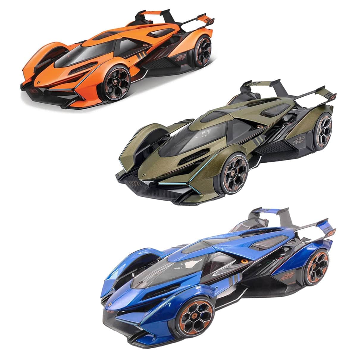 Maisto 1:18 Scale Lamborghini V12 Vision Gran Diecast Car Boys, 3-4 Years