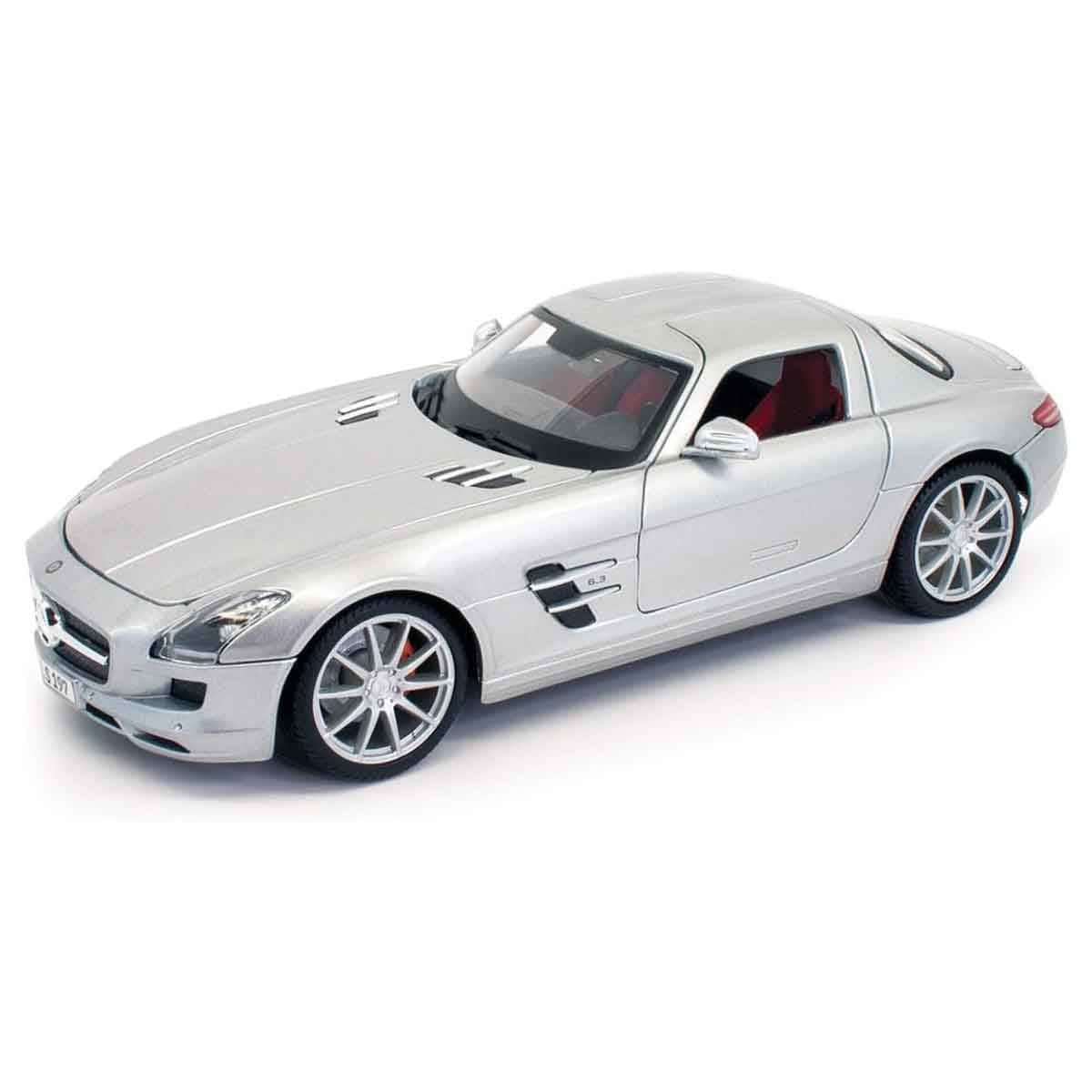 مايستو سيارة دايكاست مرسيدس بنز SLS AMG بمقياس 1:18 للأولاد، 3-4 سنوات