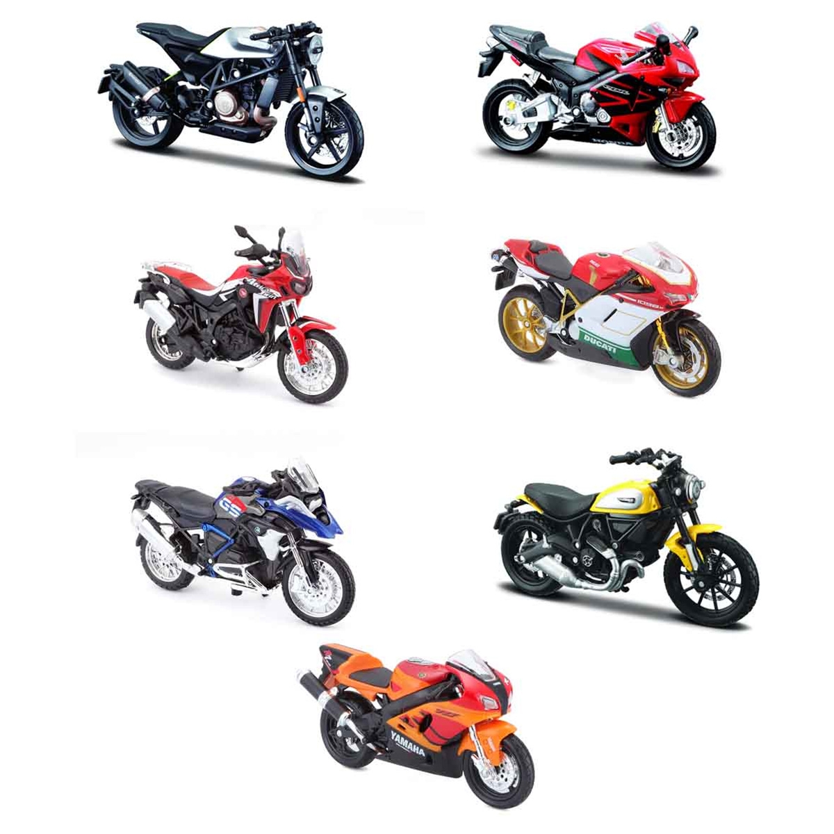 مايستو دراجة نارية بمقياس 1:18 للأولاد، 3-4 سنوات