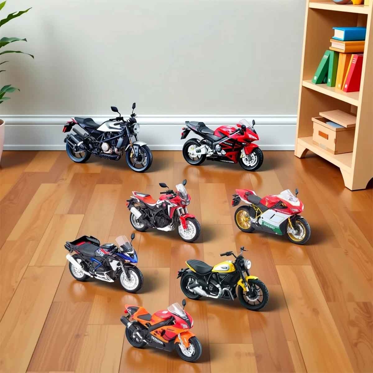 مايستو دراجة نارية بمقياس 1:18 للأولاد، 3-4 سنوات