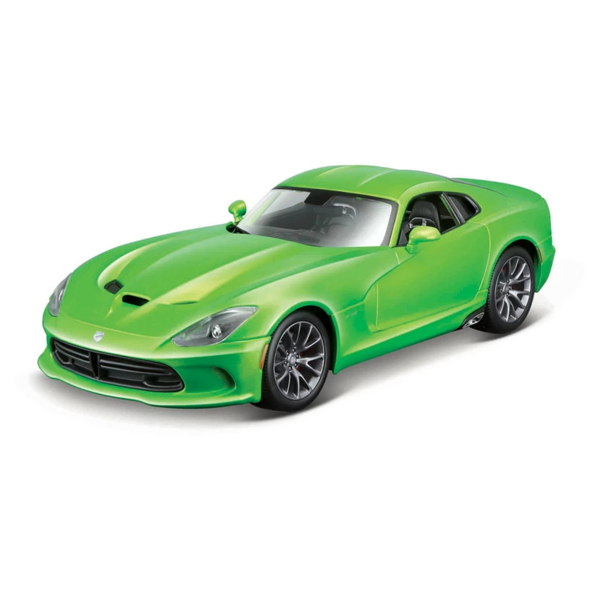 مايستو سيارة دايكاست 2013 SRT فايبر GTS خضراء بمقياس 1:18 للأولاد، من عمر 3 إلى 4 سنوات