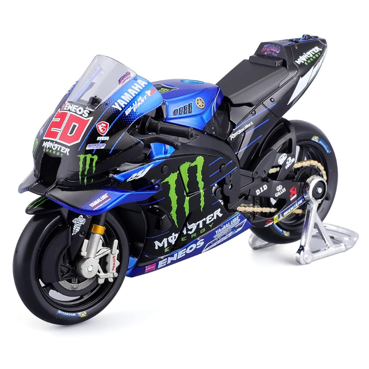دراجة نارية مايستو ياماها YZR-M1 مصبوبة بمقياس 1:18 للأولاد، 13 عامًا فأكثر