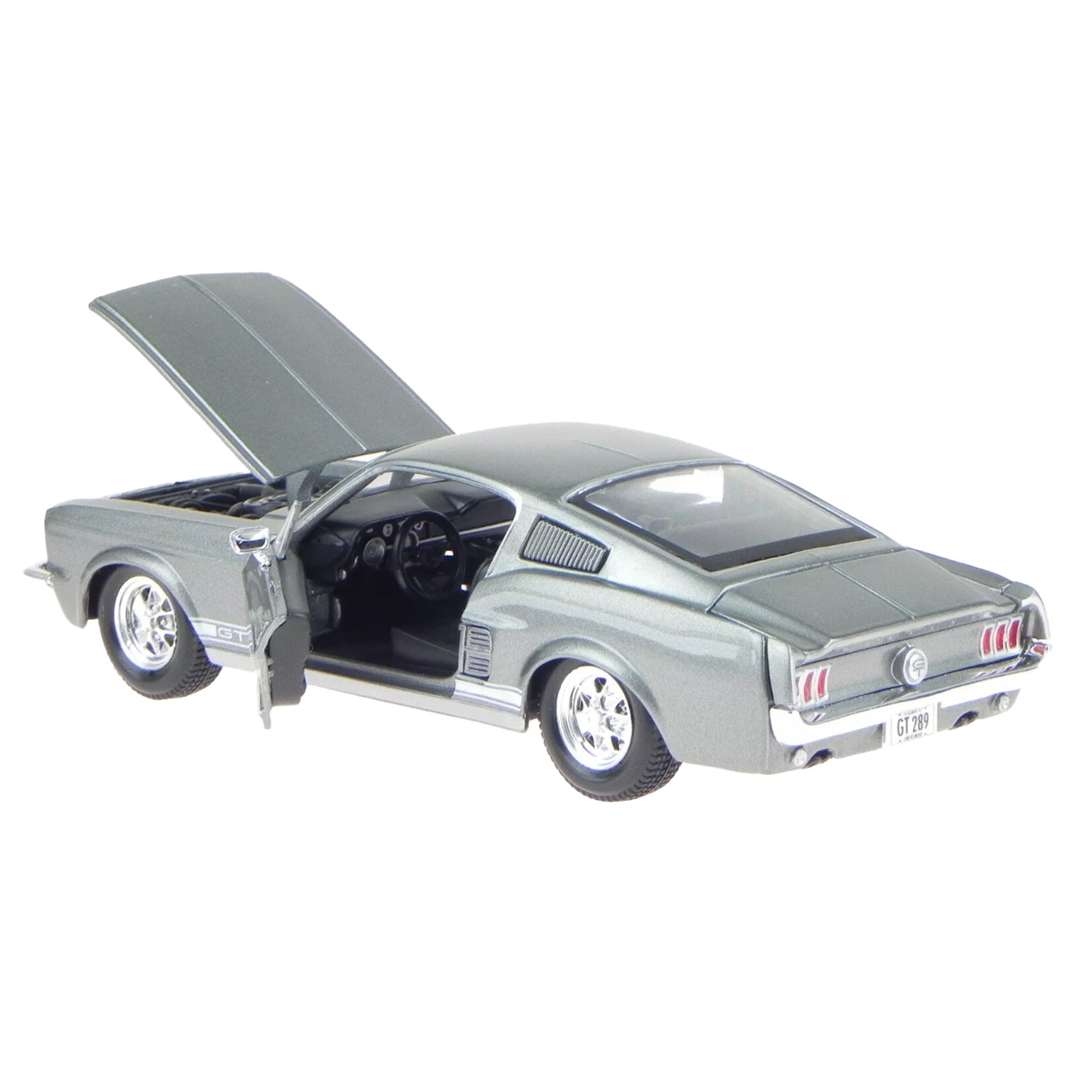 مايستو سيارة فورد موستانغ GT 1967 بمقياس 1:24 معدنية، للأولاد، من عمر 3 إلى 4 سنوات
