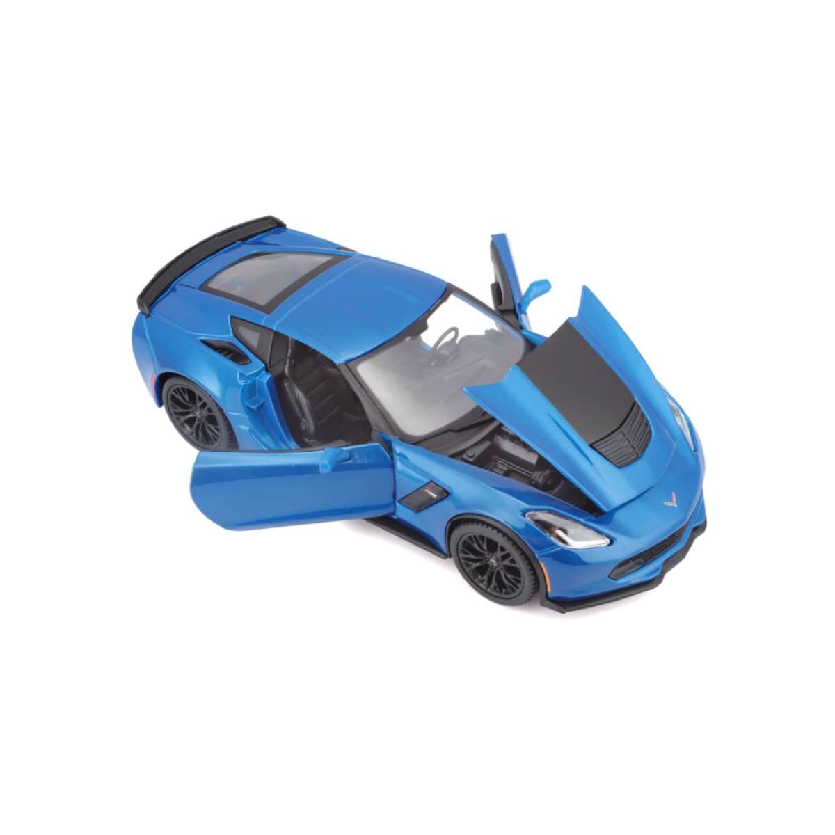 Maisto Yellow 1:24 Scale 2015 Corvette Z06 Diecast Car Boys, 3-4 Years