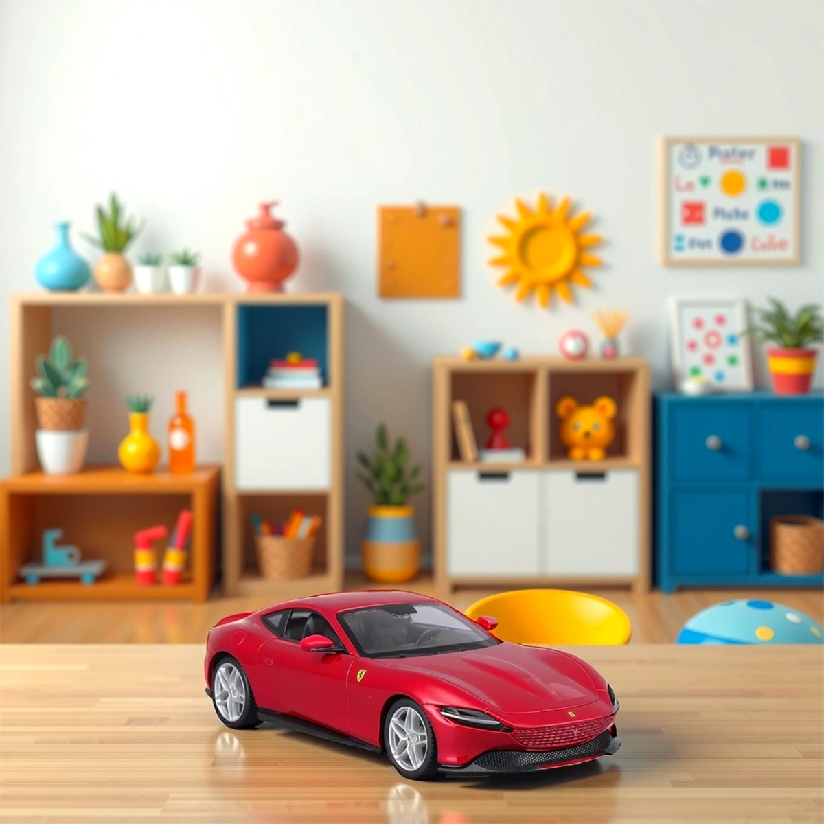 Maisto 1:24 Scale Assembly Line Ferrari Roma Diecast Car Model Kit Boys, 8-10 Years
