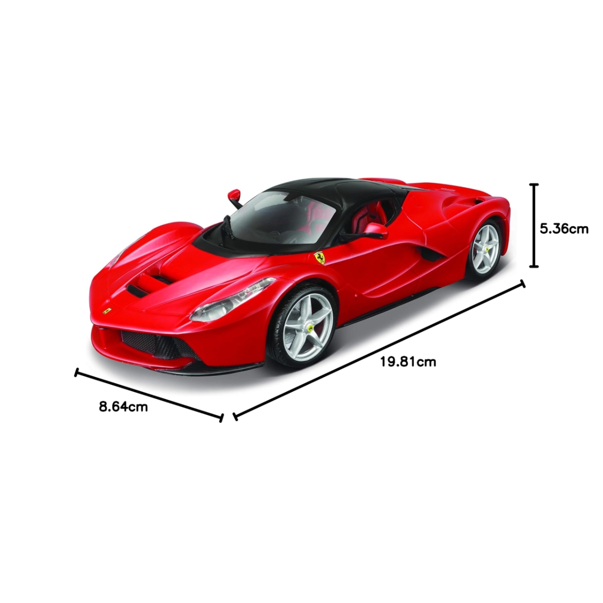 مايستو مجموعة تركيب سيارة لافيراري داي كاست مقياس 1:24 للأولاد، 8-10 سنوات