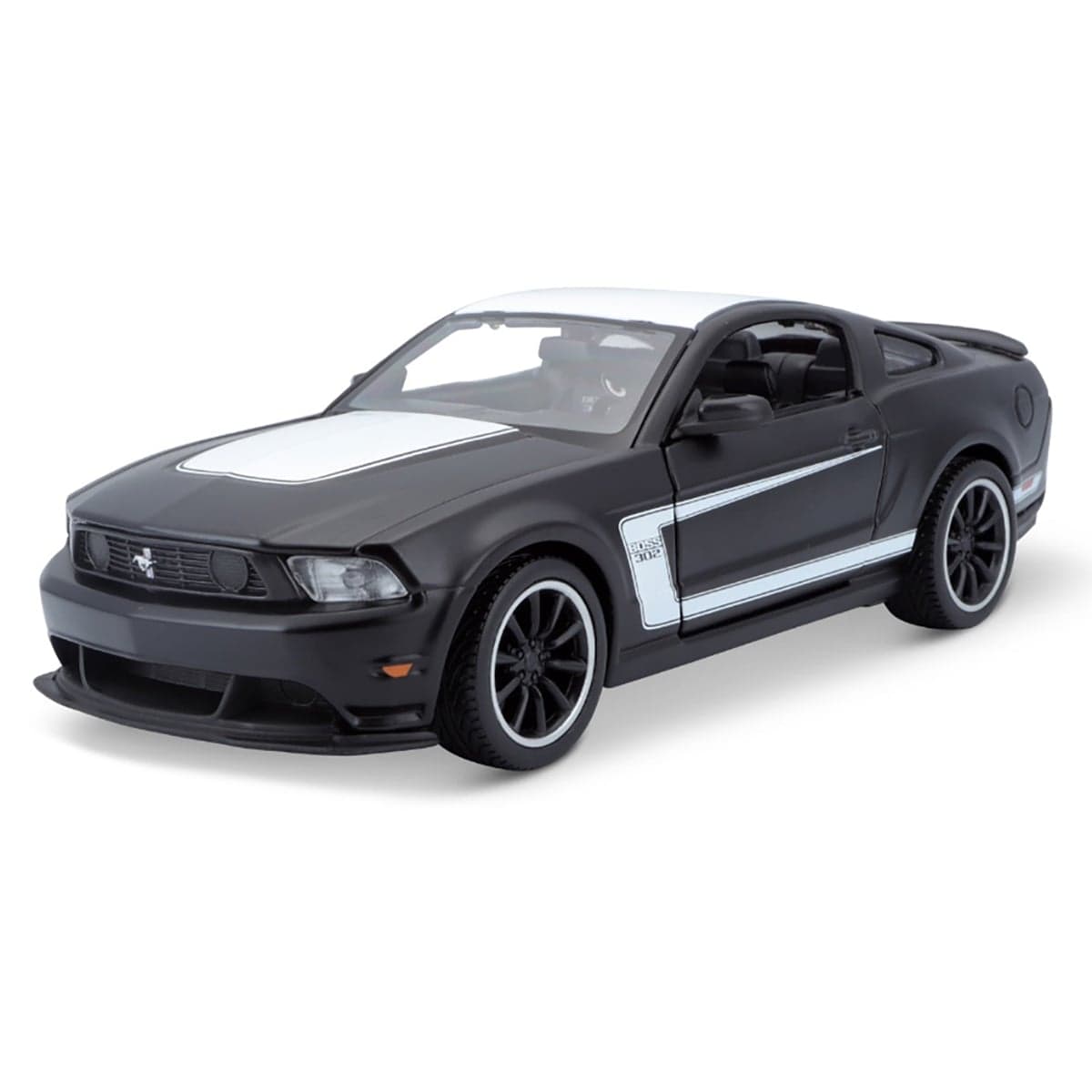 Maisto 1:24 Scale Black Ford Mustang Boss 302 Diecast Car Boys, 3-4 Years