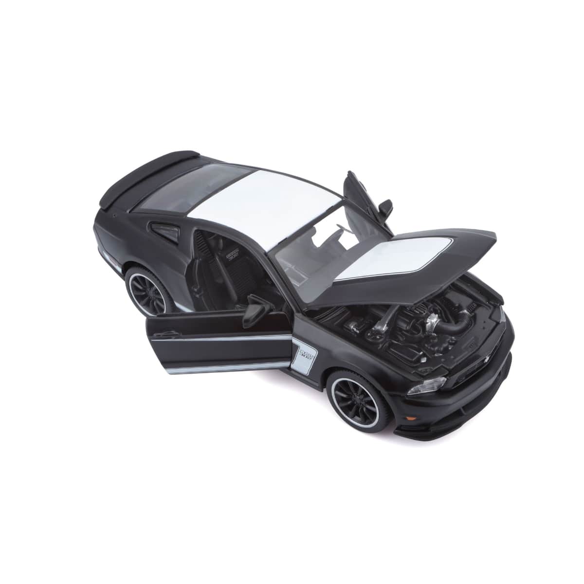 Maisto 1:24 Scale Black Ford Mustang Boss 302 Diecast Car Boys, 3-4 Years