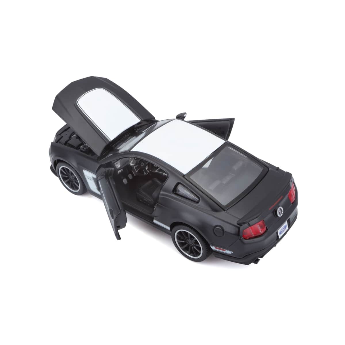Maisto 1:24 Scale Black Ford Mustang Boss 302 Diecast Car Boys, 3-4 Years