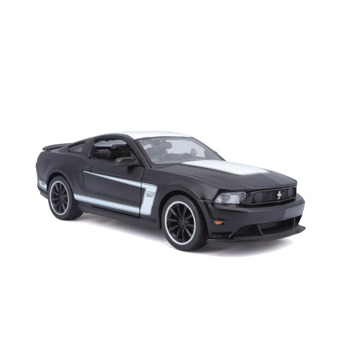 Maisto 1:24 Scale Black Ford Mustang Boss 302 Diecast Car Boys, 3-4 Years