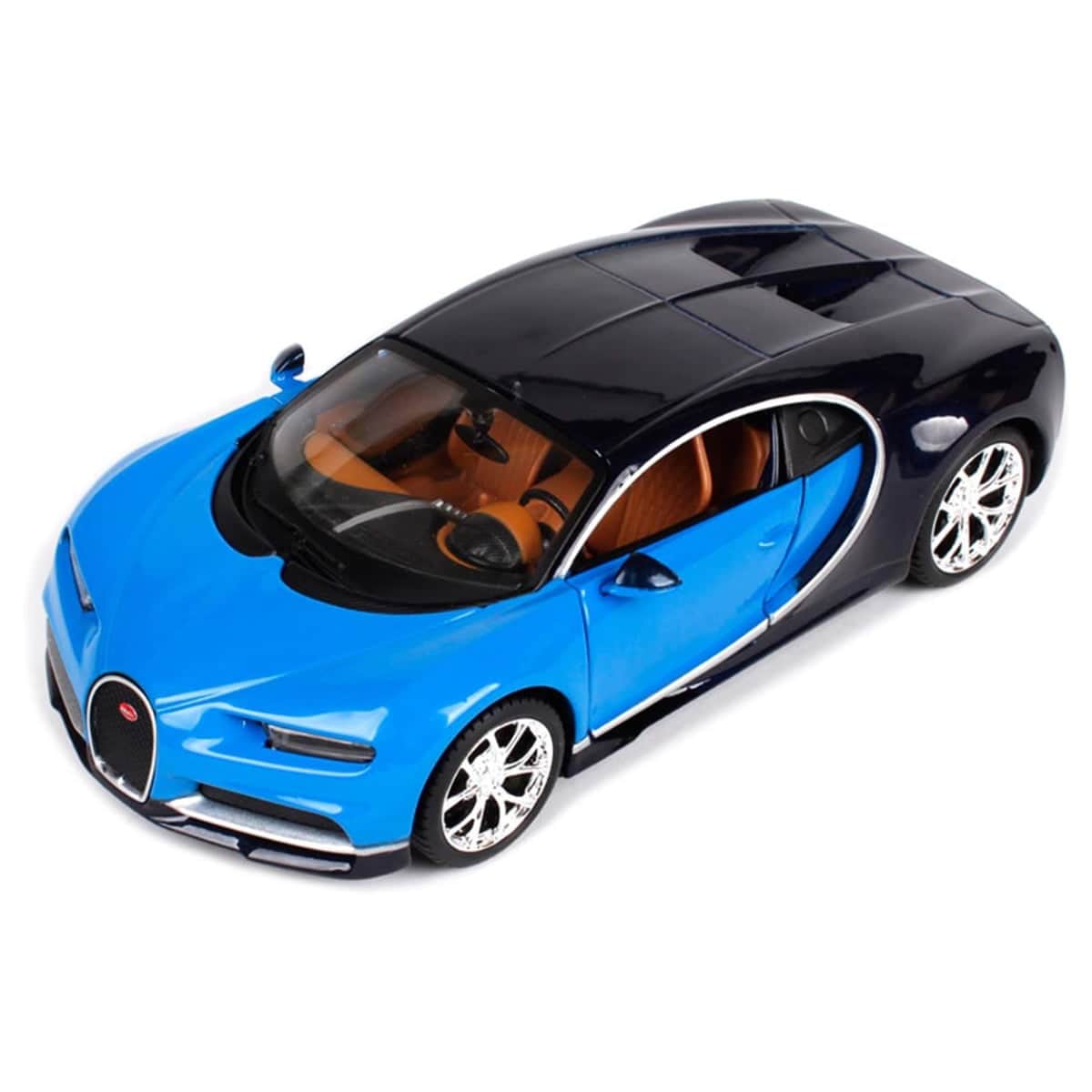 Maisto 1:24 Scale Bugatti Chiron Grey Diecast Car Boys, 3-4 Years