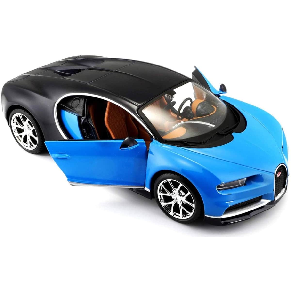 Maisto 1:24 Scale Bugatti Chiron Grey Diecast Car Boys, 3-4 Years