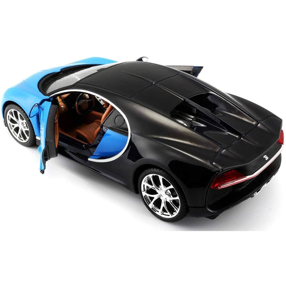 Maisto 1:24 Scale Bugatti Chiron Grey Diecast Car Boys, 3-4 Years