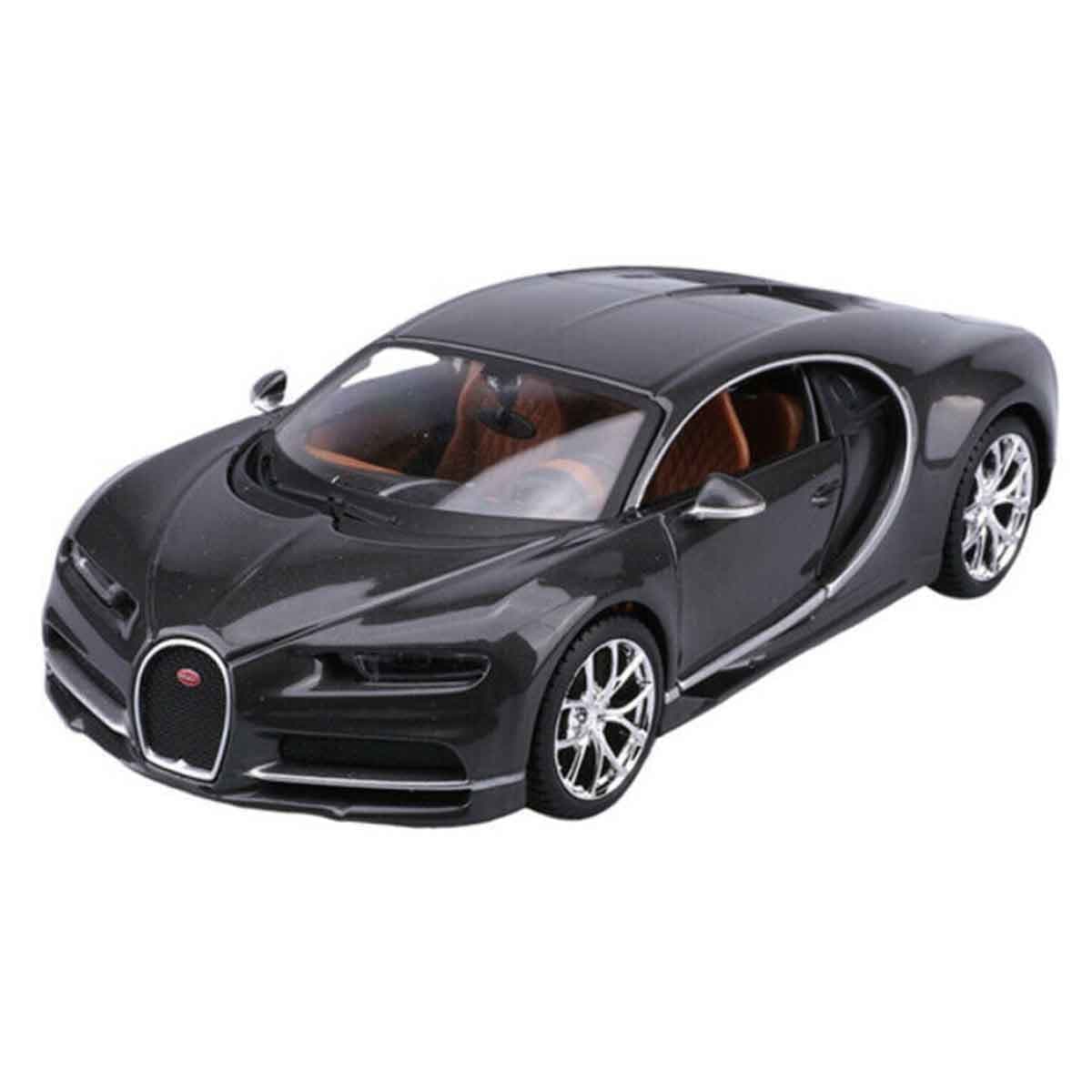 Maisto 1:24 Scale Bugatti Chiron Grey Diecast Car Boys, 3-4 Years