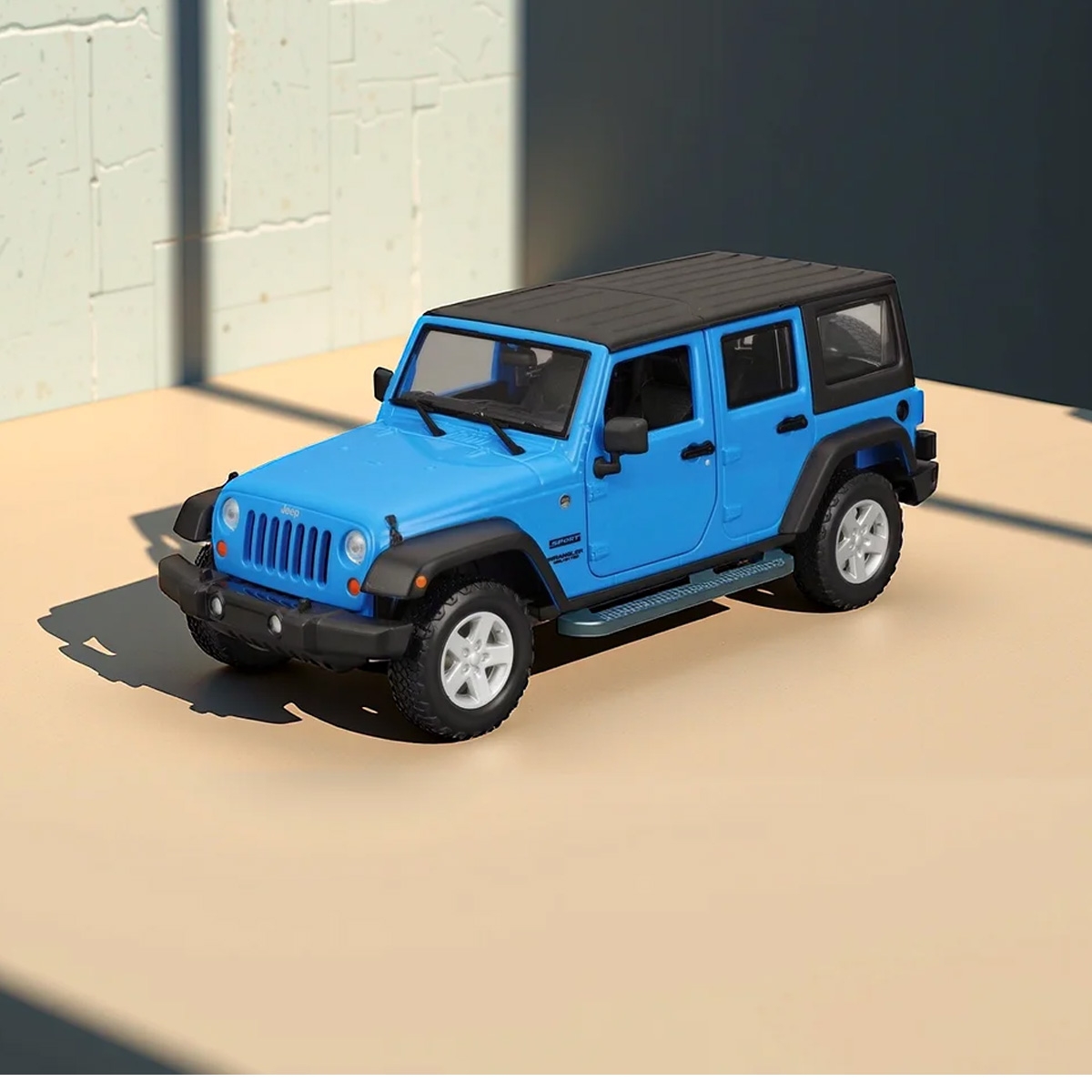 مايستو سيارة جيب رانجلر أنليميتد مقياس 1:24 ديكاست أولاد، 3-4 سنوات