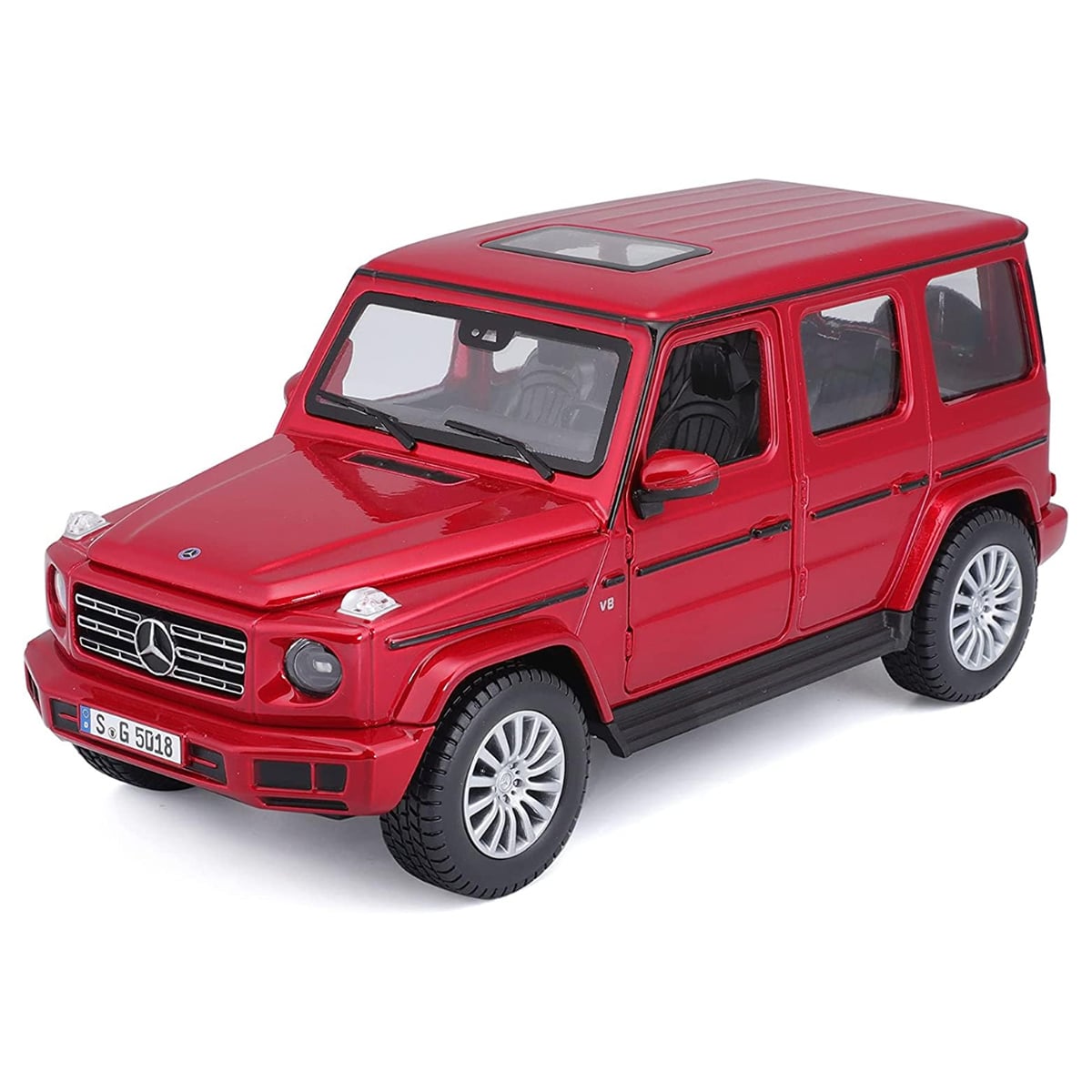 Maisto 1:24 Scale Red Mercedes Benz G-Class AMG SUV Diecast Car Boys, 3-4 Years