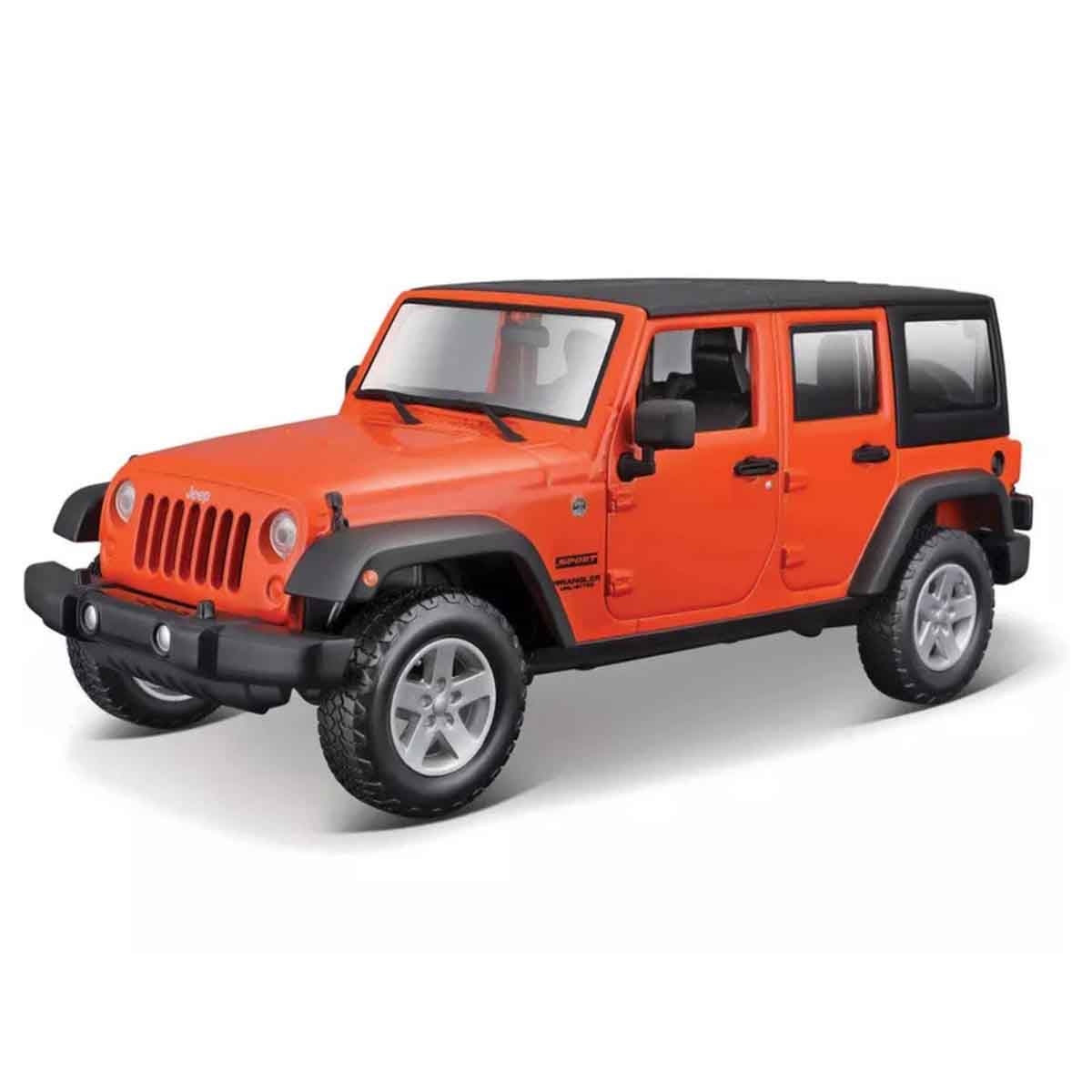 Maisto 1:24 Scale SE Trucks Jeep Wrangler Unlimited 2015 Diecast Car Unisex, 3-4 Years