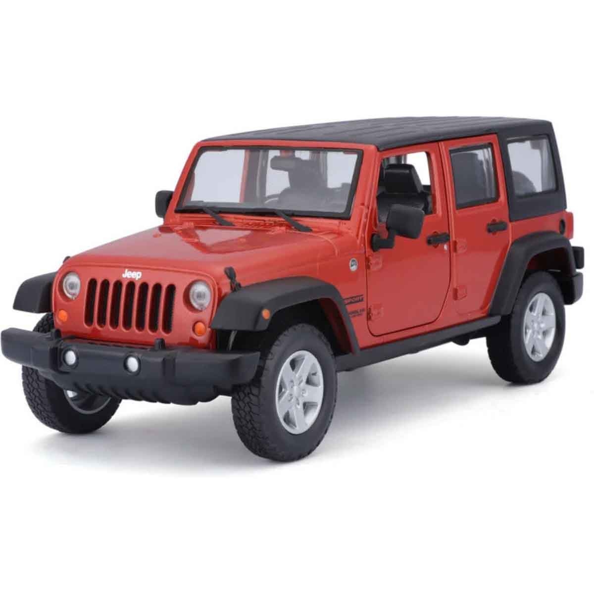 Maisto 1:24 Scale SE Trucks Jeep Wrangler Unlimited 2015 Diecast Car Unisex, 3-4 Years