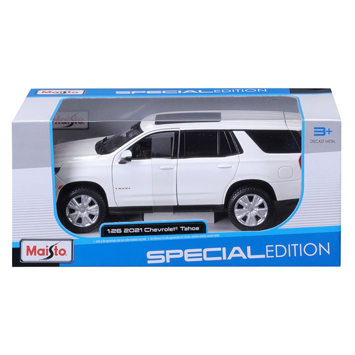 Maisto 1:26 Scale 2021 Chevrolet Tahoe Assorted Diecast SUV Unisex, 3-4 Years