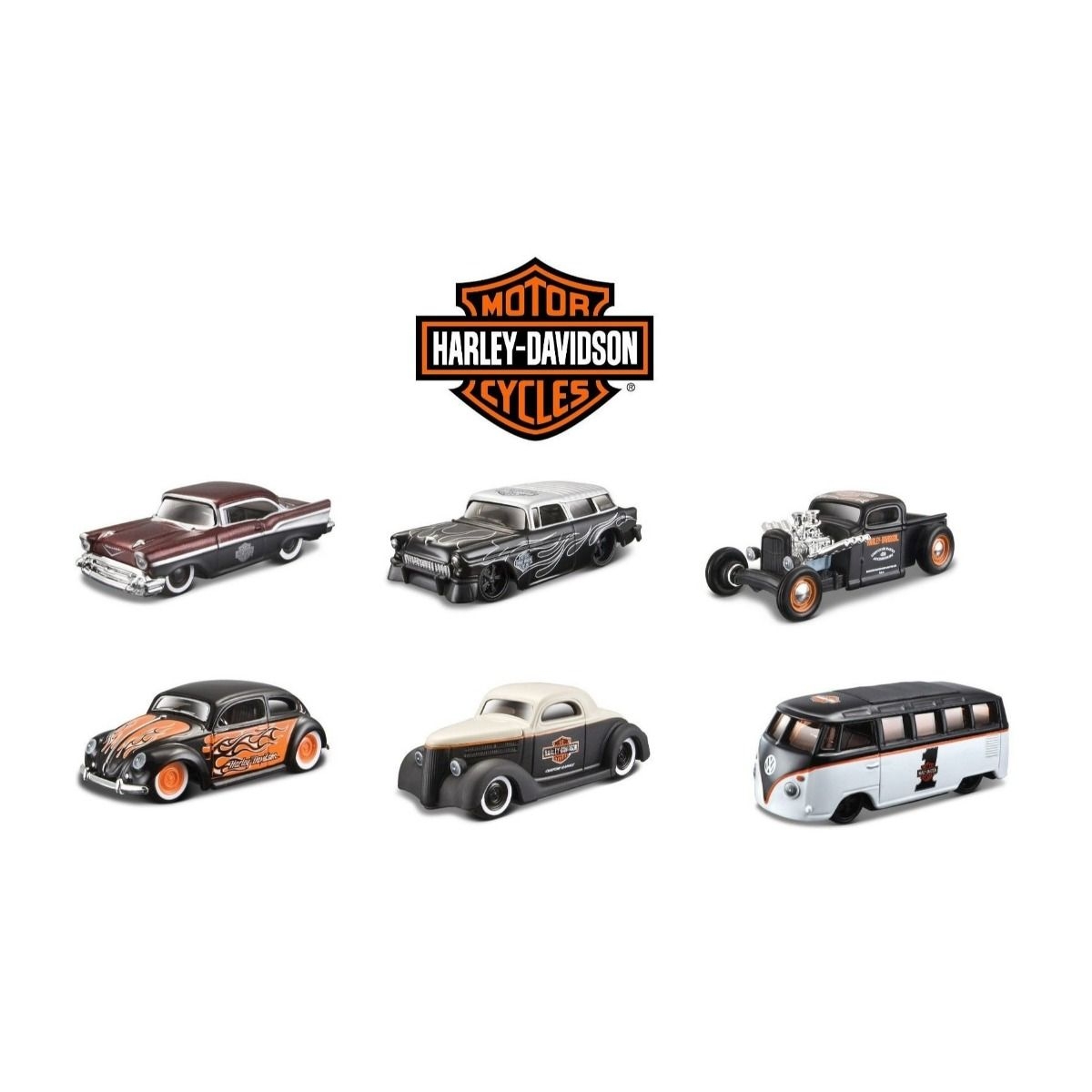 Maisto 1:64 Scale H-D Custom Assorted Diecast Vehicle Boys, 3-4 Years