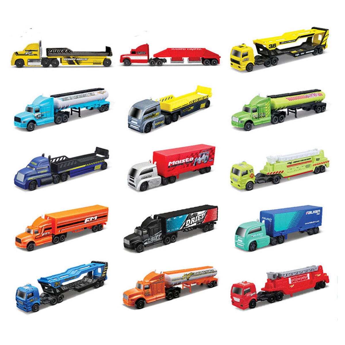 مايستو سيارة دايكاست متنوعة بحجم 1:72 للأولاد، 3-4 سنوات