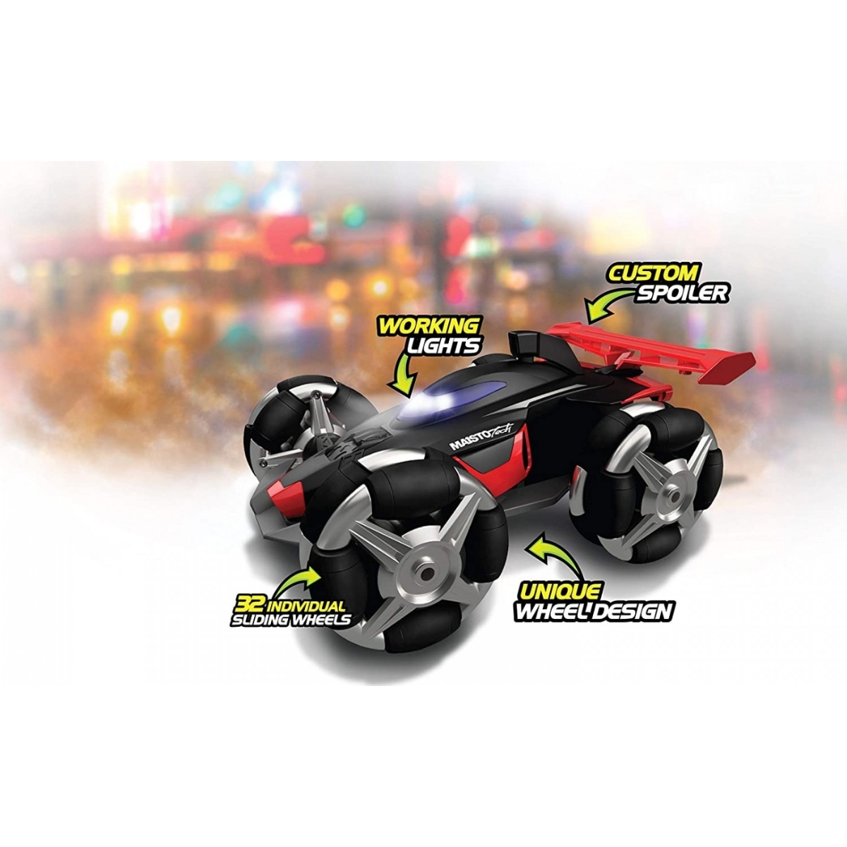 مايستو سيارة سباق R/C باجي سايكلون بمقياس 1:8 للأولاد، 5-7 سنوات