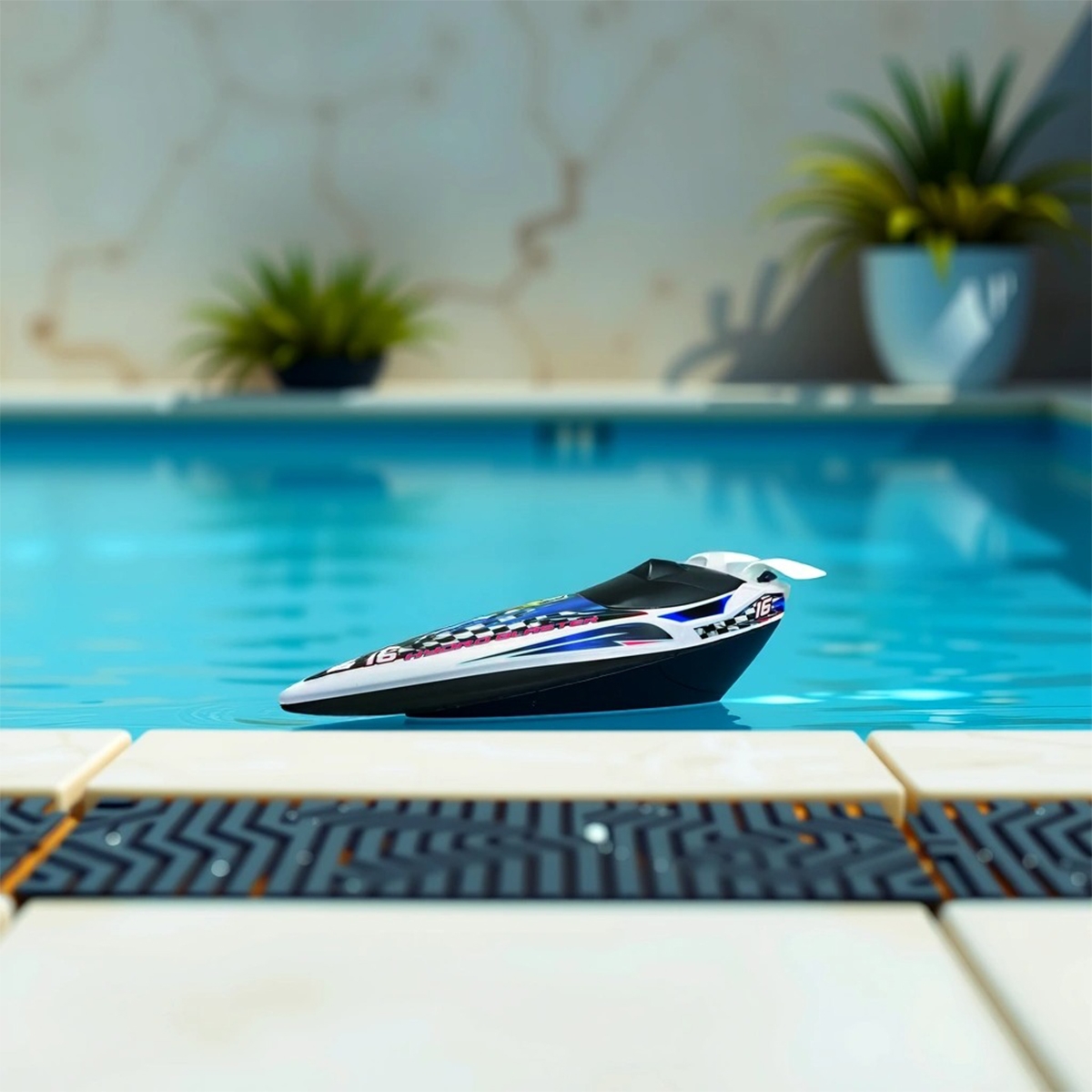 مايستو قارب R/C هيدرو بلاستر السريع بتردد 2.4 غيغاهرتز للأولاد، 8-10 سنوات
