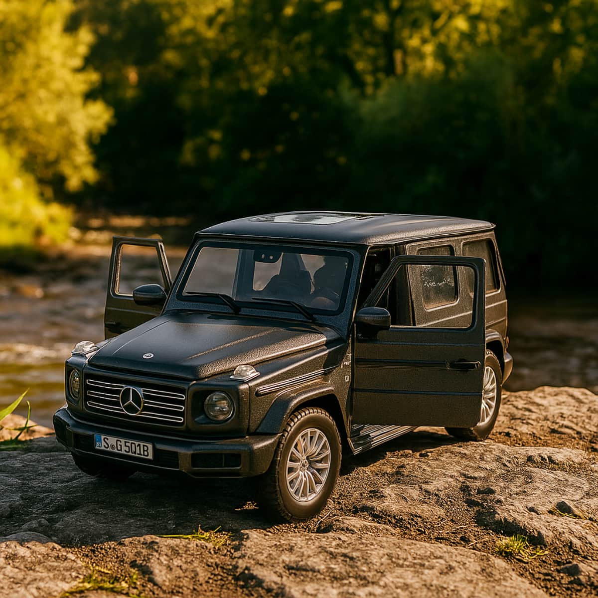 Maisto 1:24 Scale Grey Mercedes Benz G-Class AMG SUV Diecast Car Boys, 3-4 Years