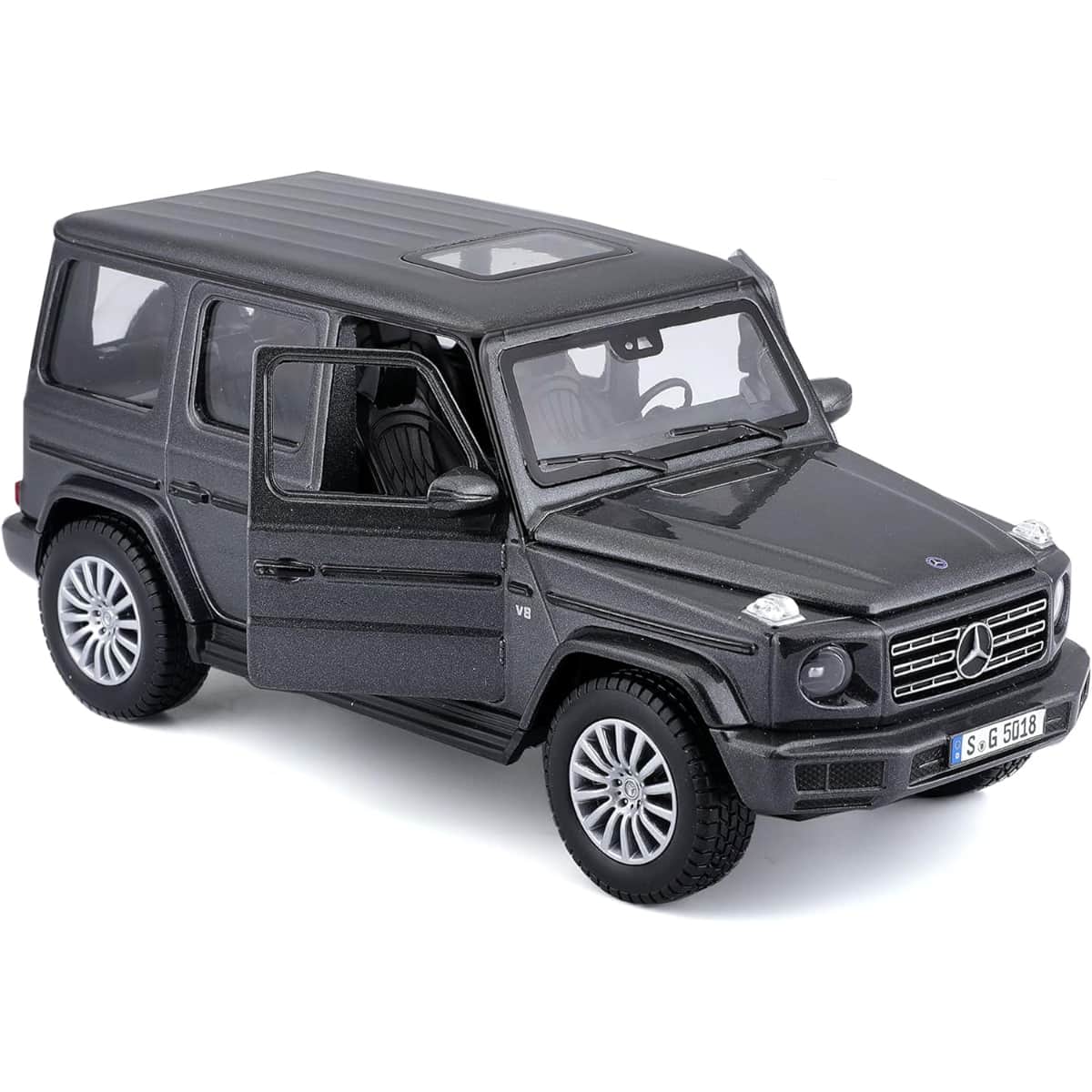 Maisto 1:24 Scale Grey Mercedes Benz G-Class AMG SUV Diecast Car Boys, 3-4 Years