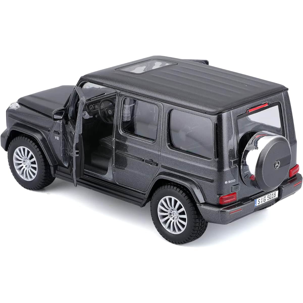 Maisto 1:24 Scale Grey Mercedes Benz G-Class AMG SUV Diecast Car Boys, 3-4 Years