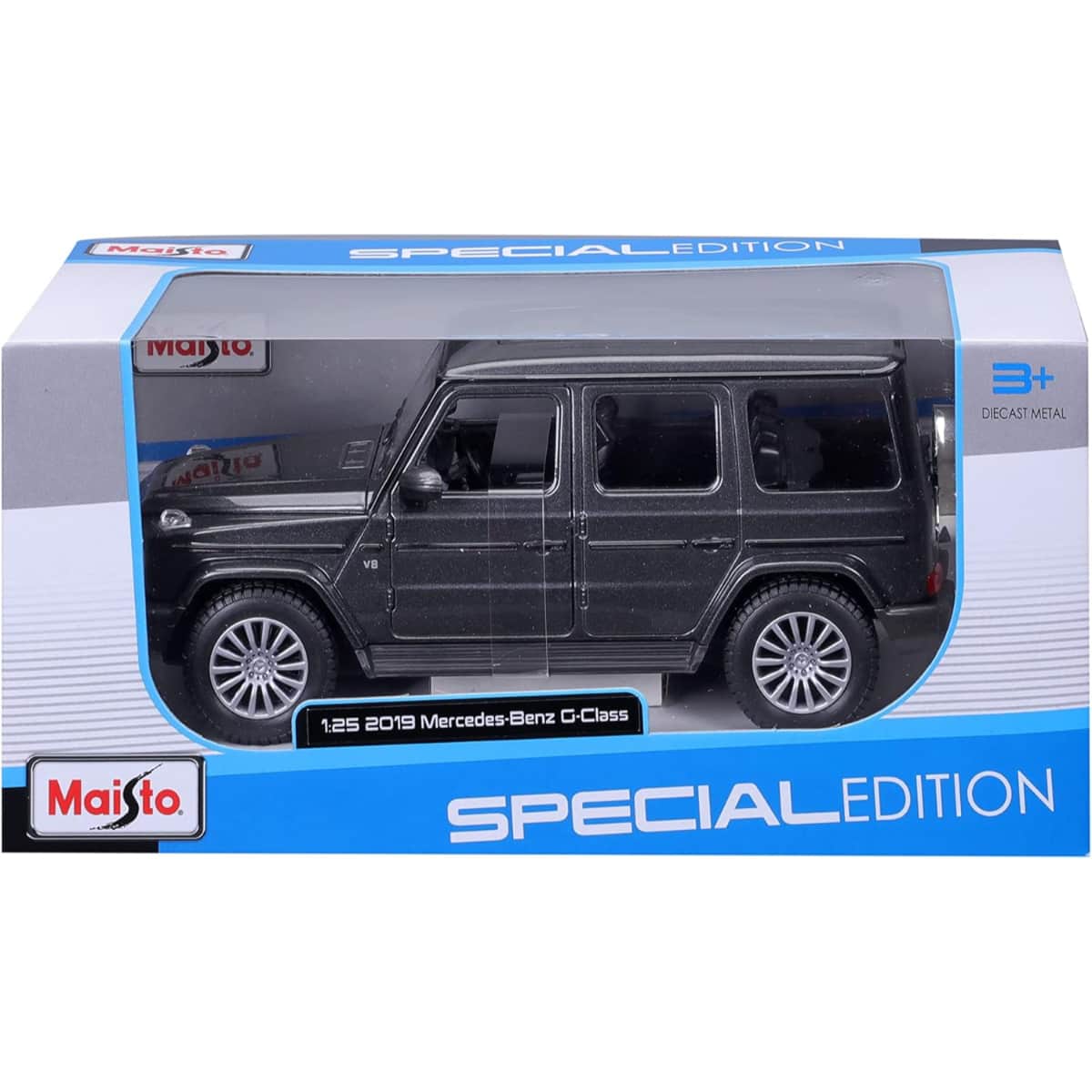 Maisto 1:24 Scale Grey Mercedes Benz G-Class AMG SUV Diecast Car Boys, 3-4 Years