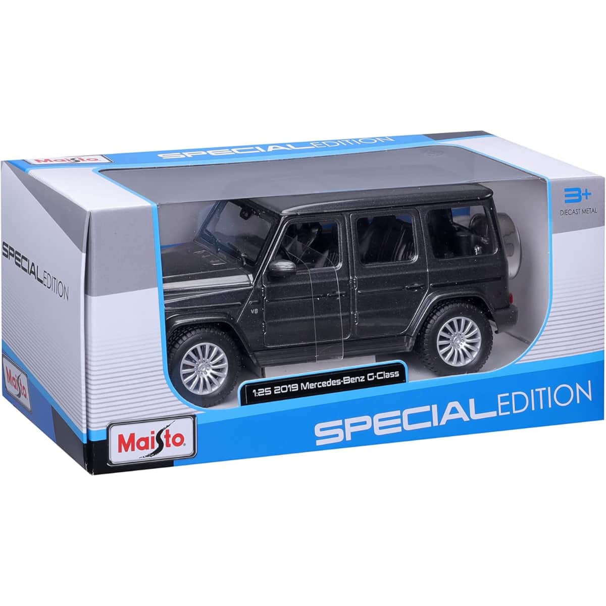 Maisto 1:24 Scale Grey Mercedes Benz G-Class AMG SUV Diecast Car Boys, 3-4 Years