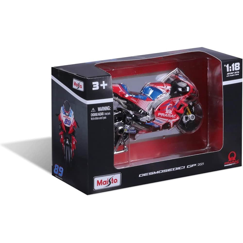 Maisto 1:18 Scale 2021 Ducati Desmosedici GP Diecast Motorcycle Boys, 3-4 Years