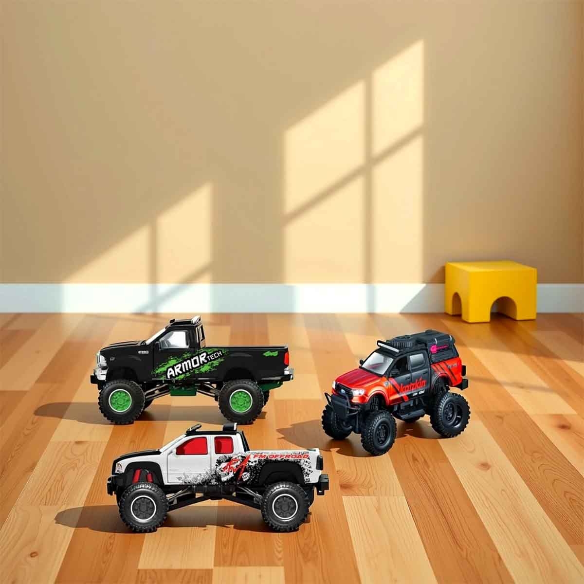 مايستو سيارات دايكاست فريش ميتال 25205 4x4 ريبيلز متنوعة للأولاد، 3-4 سنوات