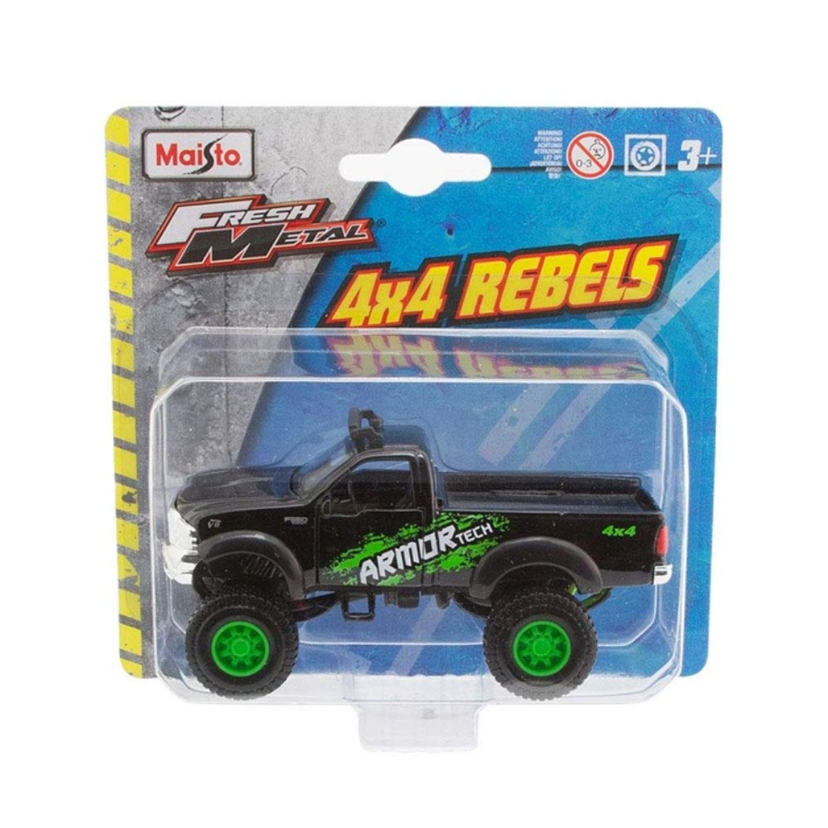 مايستو سيارات دايكاست فريش ميتال 25205 4x4 ريبيلز متنوعة للأولاد، 3-4 سنوات