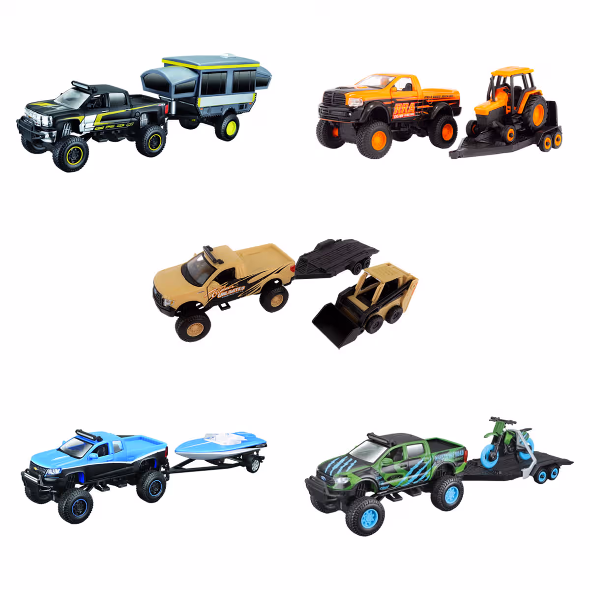 مايستو سيارات دايكاست مغامرات الطرق الوعرة 4x4 ريبيلز متنوعة للأولاد، 3-4 سنوات
