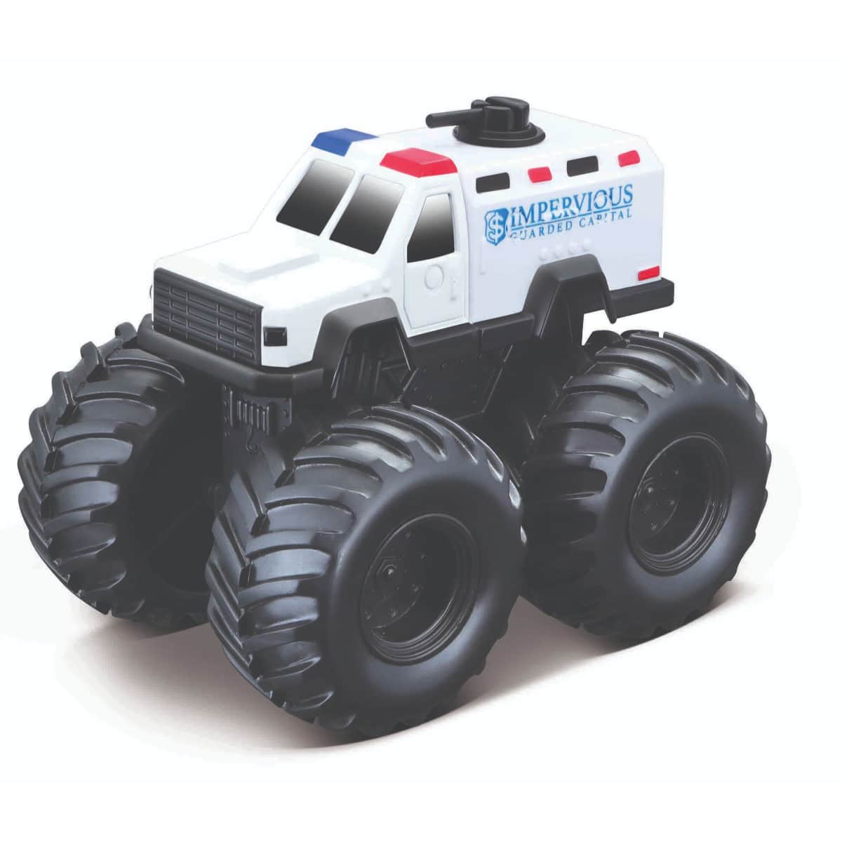 مايستو شاحنة إنقاذ 4x4 مونستر تراك أولاد، 3-4 سنوات