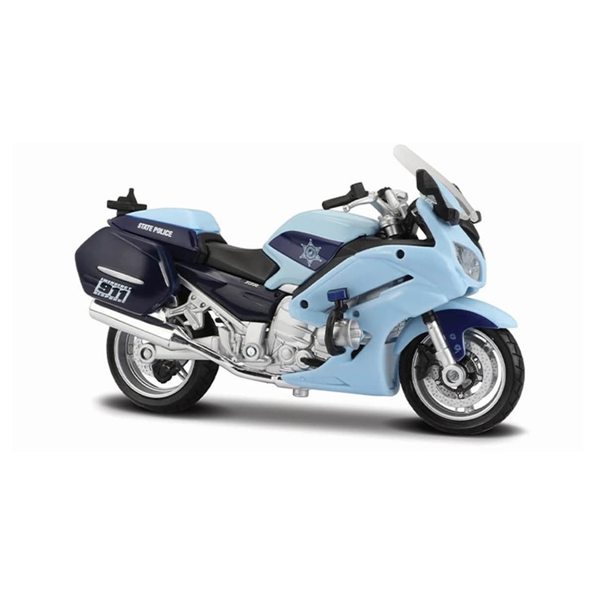 Maisto Authority Police 1:18 Scale Assorted Diecast Motorcycle Boys, 3-4 Years