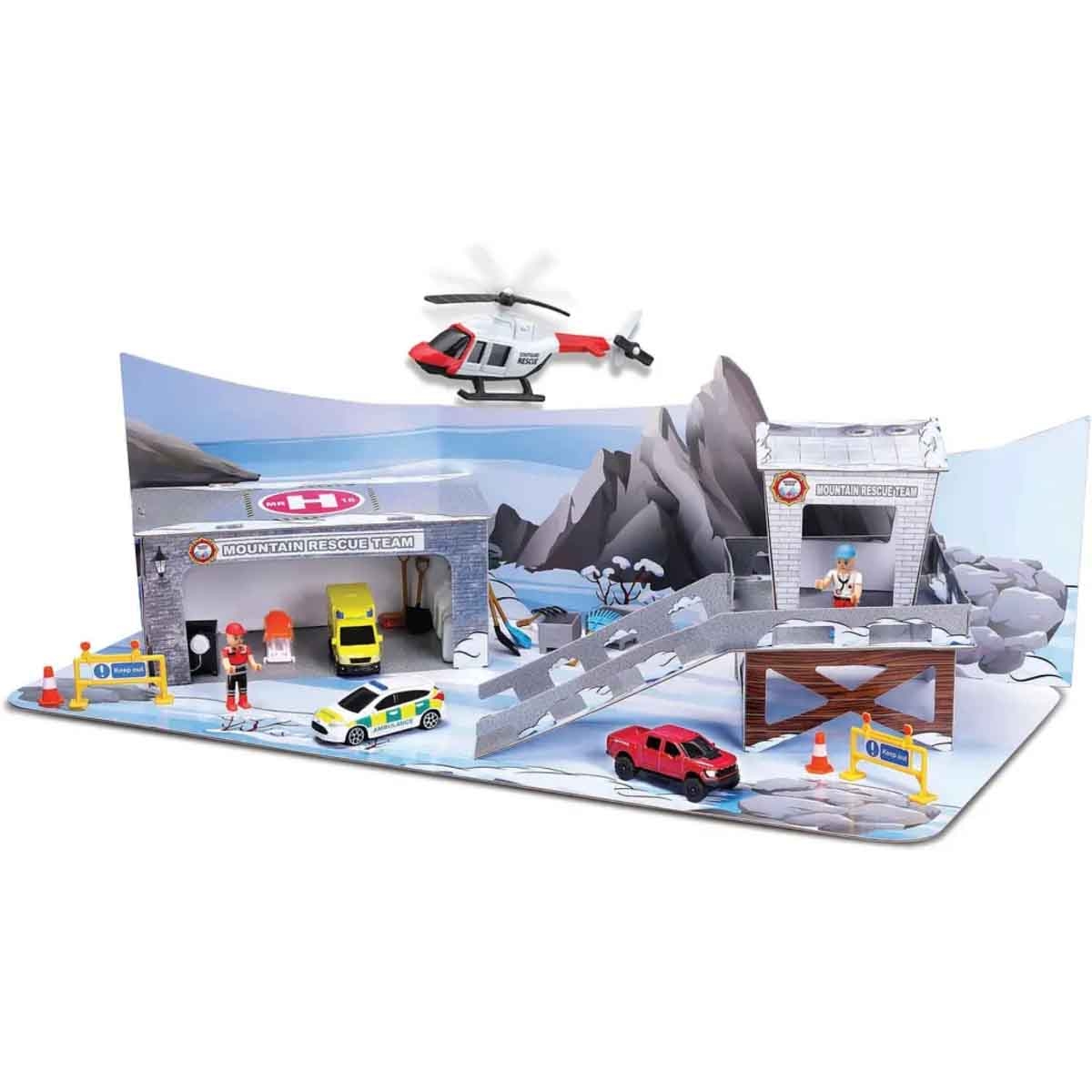 مايستو مجموعة إنقاذ الجبال للتركيب واللعب مع مركبة دايكاست فريش ميتال، للجنسين، 3-4 سنوات