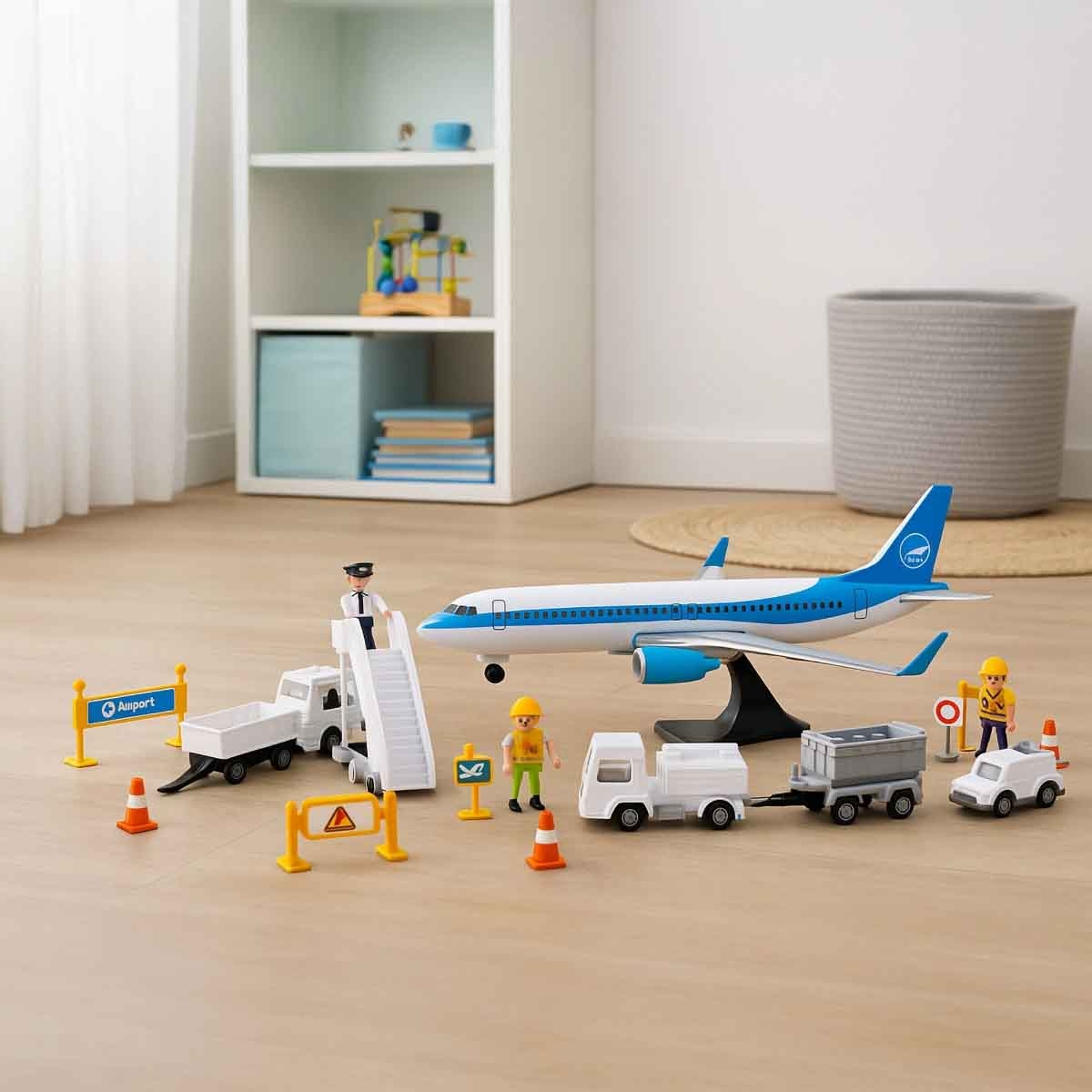 مايستو مجموعة مطار بسيارات دايكاست متنوعة مع مركبة دايكاست فريش ميتال، للجنسين، 3-4 سنوات