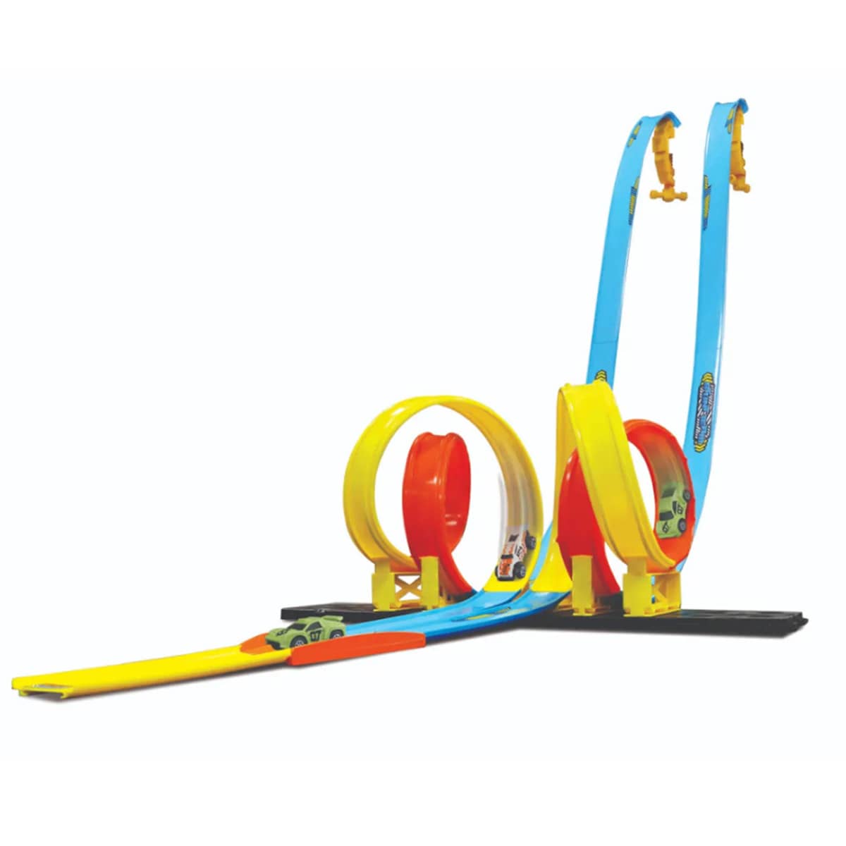 Maisto Fresh Metal 100 Double Cross Loop Car Playset Boys, 3-4 Years