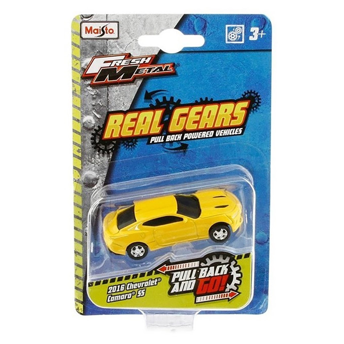 مايستو مركبات دايكاست متنوعة "تروس حقيقية" فريش ميتال بحجم 3 إنش للأولاد، 3-4 سنوات