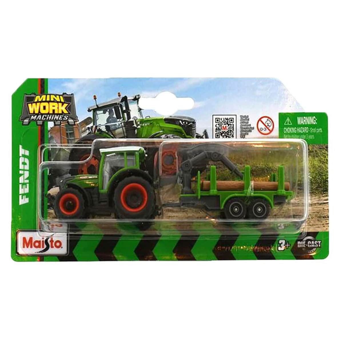 مايستو جرار صغير مع مقطورة مركبات متنوعة للأولاد، 3-4 سنوات