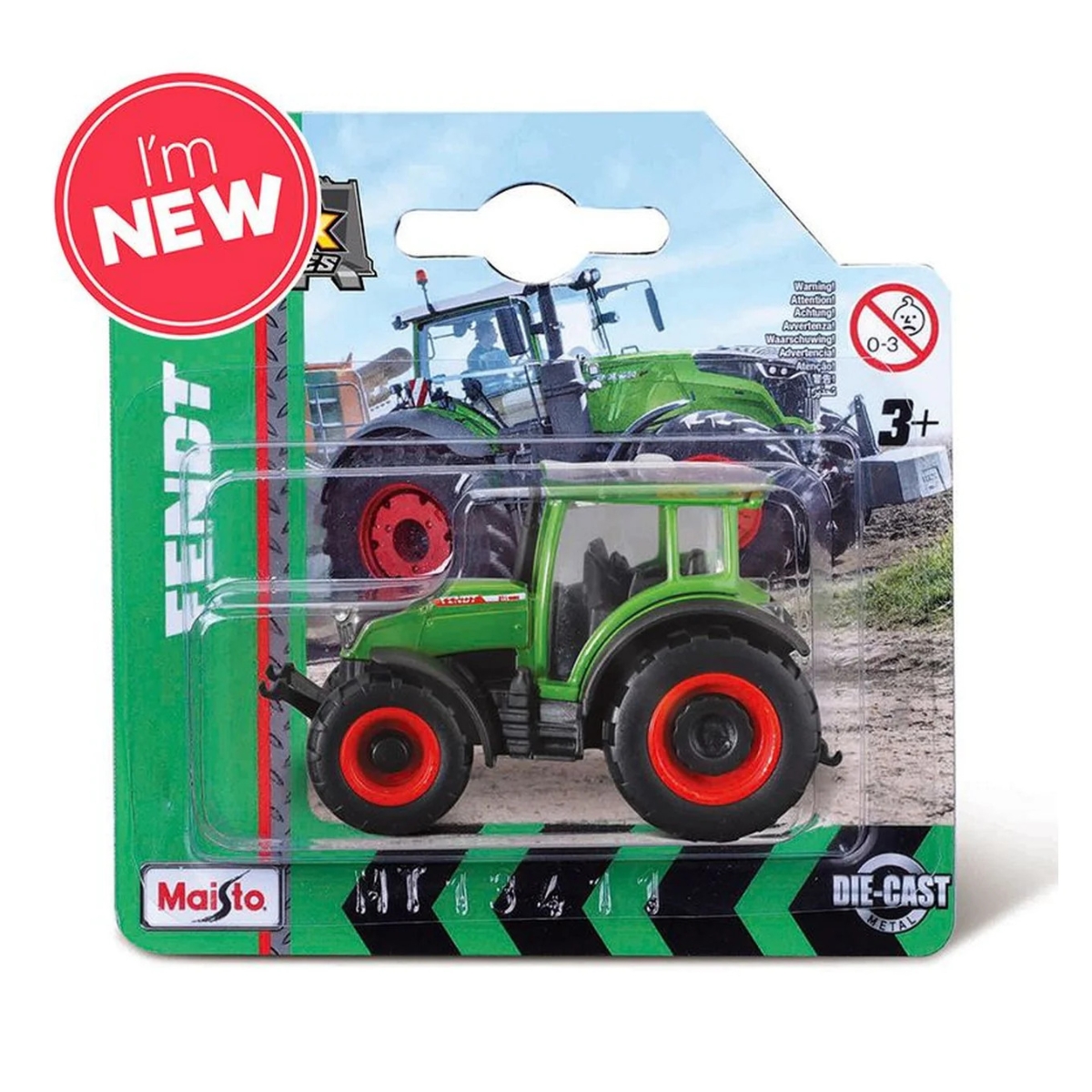 Maisto Mini Work Machines Assorted Diecast Tractor Boys, 3-4 Years