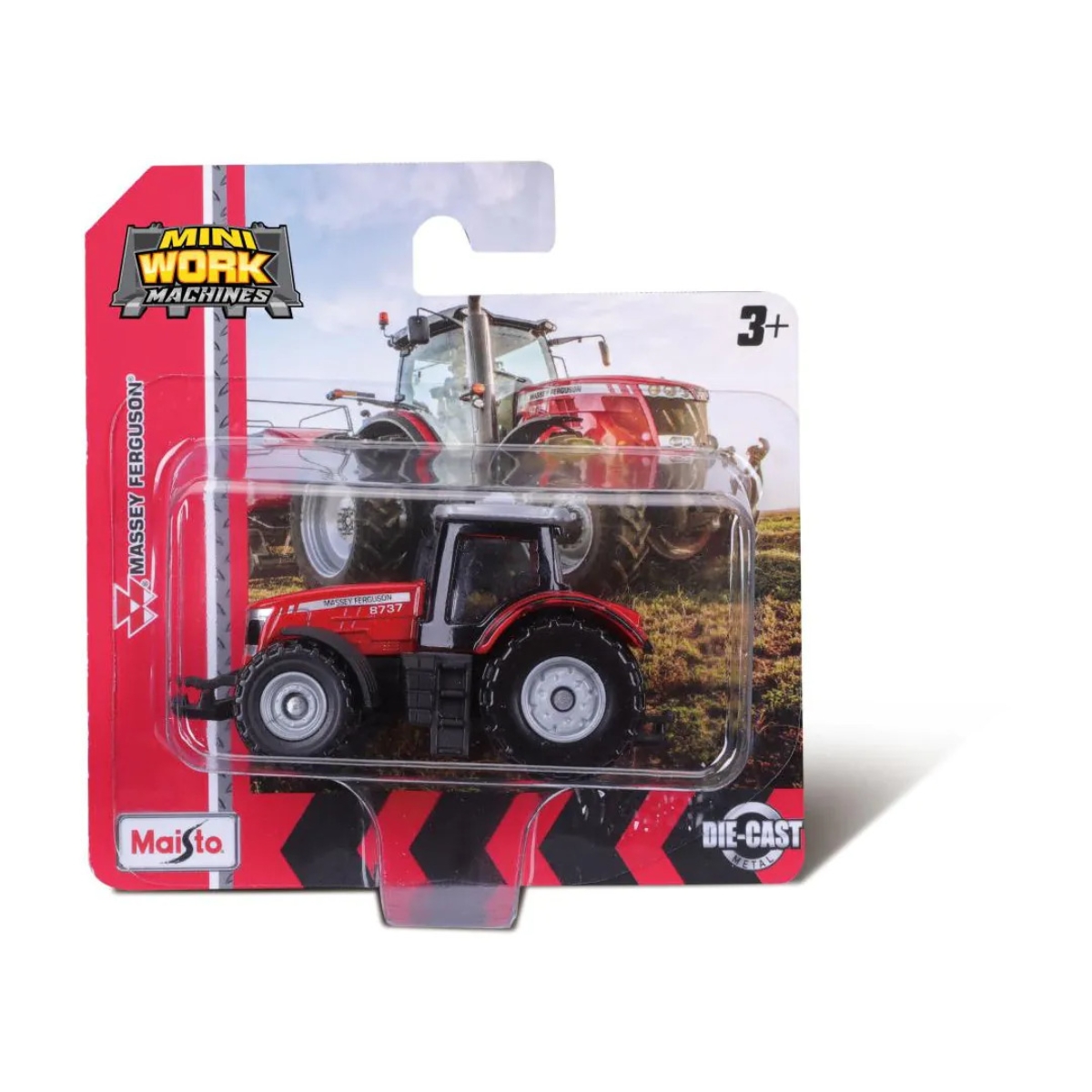 Maisto Mini Work Machines Assorted Diecast Tractor Boys, 3-4 Years